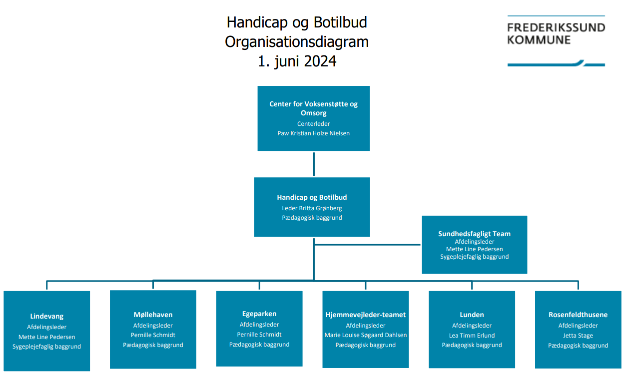 Organisationsdiagram juni 2024